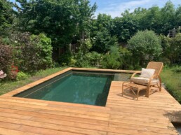 Naturpool ohne Pflanzen