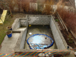 Chlorpool vor dem Umbau